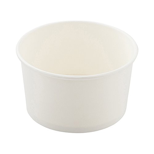 Image of Restaurantware-Coppetta 12-Ounce Dessert Cups, 200 Disposable Ice Cream Cups - Lids Sold Separately, Sturdy, White Paper Frozen Yogurt Bowls, For Hot And Cold Foods, Perfect For Gelato Or Mousse
