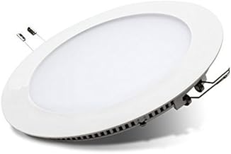 18W LED Round Recessed Ceiling Flat Panel Down Light Ultra Slim Lamp Cool White 6500K Bright