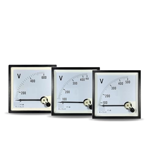 Voltímetro de puntero de CA CP96 analógico de 500V para panel eléctrico 2