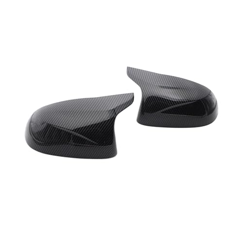 hA~[Jo[ For BMW X3 X4 X5 X6 2014-2018 F25 F26 F15 F16 Outside Rearview Mirror Cover Wing Door Side Mirror(1 set Carbon pattern)