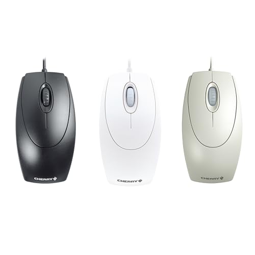 Image of Optical Mouse with Scroll Wheel PS2 /USB Business Std Design Lt Gry