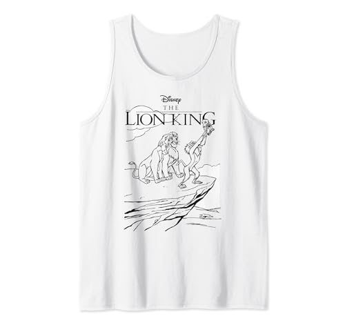 Débardeur Disney Le Roi Lion Pride Rock imprimé coton pour été