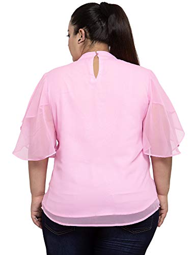 Image of Flambeur Women's Solid Regular Fit Top