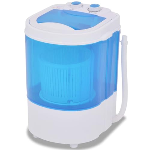 Juroupi Mini Lavadora con 1 Tambor 2,6 kg Secadora Ropa Portatil Lavadoras PequeñAs