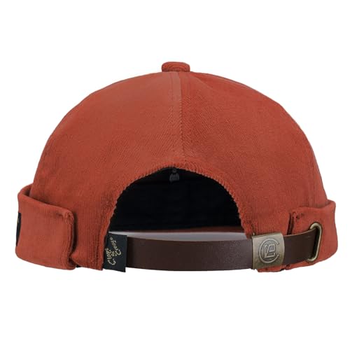 Image of CLAPE Watch Cap Work Beanie Corduroy Docker Leon Brimless Hat Rolled Cuff Harbour Hat