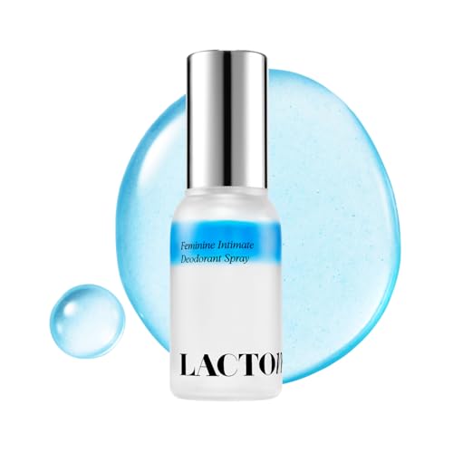 LACTOMEDI Feminine Intimate Deodorant Spray | pH Balancing Spray | Artificial Fragrance-Free | Clinically Formulated for Odor Neutralization | Gentle, and Convenient | 1.01 fl oz (Aqua bloom)
