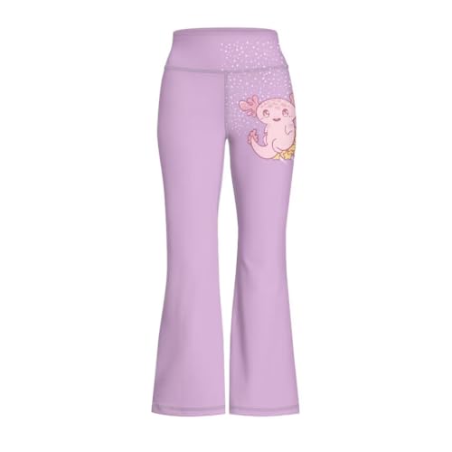 Image of Girls Flare Leggings 5-14T Cute Bell Bottoms for Girl Yoga Pants for Gym
