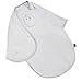 Swaddle - 2-in-1 Size Classic Zen Swaddle – Weighted Swaddle Blanket to Mimic Mother's Touch and Grow with Baby. 0 to 6 Months. Up to 29". 100% Cotton. (Grey Mist)