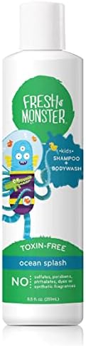 Fresh Monster 2-in-1 Kids Shampoo & Body Wash, Ocean Splash, 8.5 oz