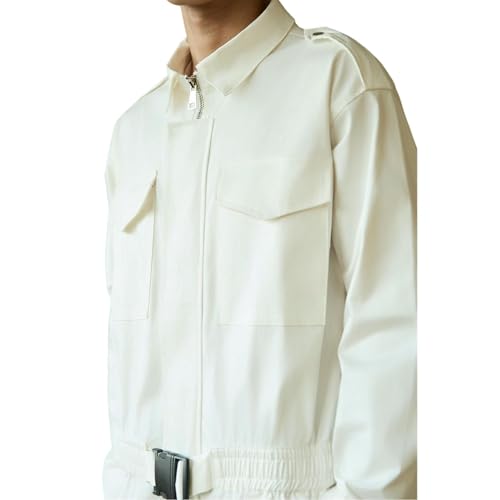 Overol informal de hip hop para hombre con pantalones cargo de primavera 5