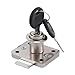 Drawer Lock for Security Door Cabinet Cylinder Door Mailbox Drawer Cupboard Locker with 2 Keys Home Safety Tools 1Pcs