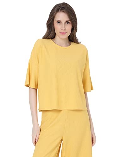 Image of VERO MODA Women's Cotton Round Neck Pullover