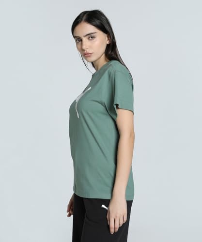 Image of Puma Women's Solid Relaxed Fit T-Shirt