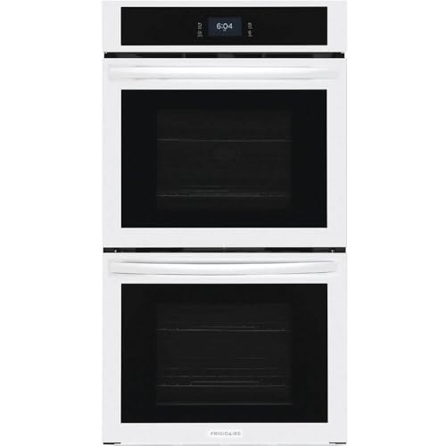 Frigidaire 27 in. Double Electric Built-in Wall Oven with Convection in White FCWD2727AW