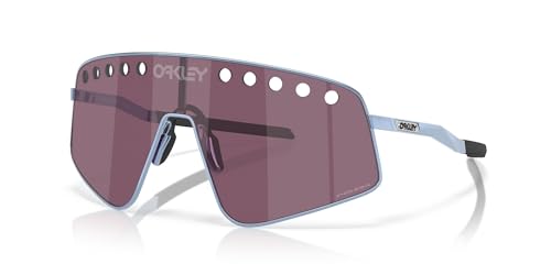 Image of Oakley Sunglasses for Men - OO6025 Sutro TI Sweep Sunglasses with Rimless Titanium Frames PRIZM Lenses