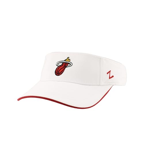 Image of ZHATS NBA Unisex-Adult NBA Officially Licensed Visor Impact White