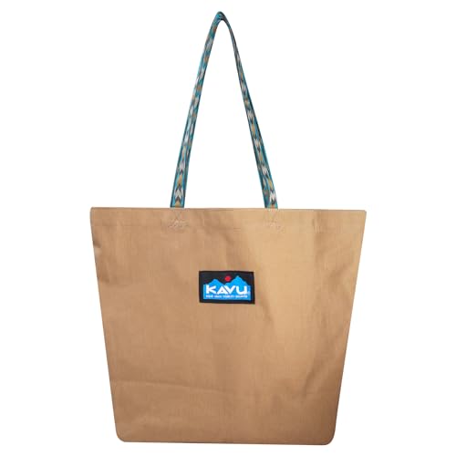 KAVU Typical Tote Classic Shoulder Strap Canvas Market Bag - Dune
