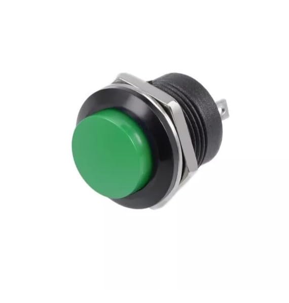 See full amazon price history chart for SHOKITECH Green R13-507 16MM 2PIN Momentary Self-Reset Round Cap Push Button Switch SHOKITECH Green R13-507 16MM 2PIN Momentary Self-Reset Round Cap Push Button Switch (B0CNN838RF) Amazon Price History, Amazon Price Tracker