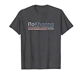 Ro Khanna 2024 President Vintage Retro Stripes T-Shirt