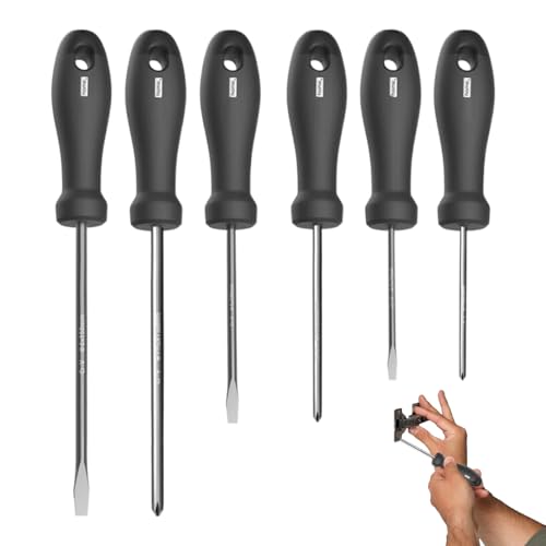 Juego De Destornilladores Magnéticos | 6 Destornilladores De Precisión Para Relojes | Herramientas Manuales Con Mangos Antideslizantes Y Diseño Ergonómico Para Electrónicos, Gafas, Computadoras Y Telé