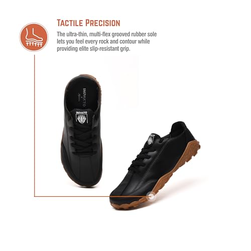 Image of Impakto Outwork Men's Barefoot Shoes | Wide Toe Box Lightweight Shoes for Trainning, Running & Workout | Minimalist Zero-Drop for Natural Movement | Anti-Skid & Flexible Rubber Sole