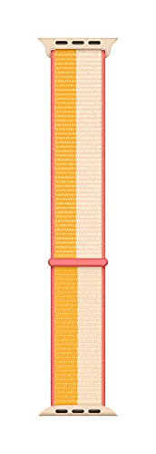 Image of Apple Watch Band - Sport Loop (41mm) - Maize /White - Regular