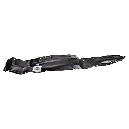 Image of TRQ Front Driver and Passenger Side Inner Fender Liner Set Compatible with 1986-1994 Nissan D21 4 Wheel Drive 1995-1997 Pickup 4 Wheel Drive