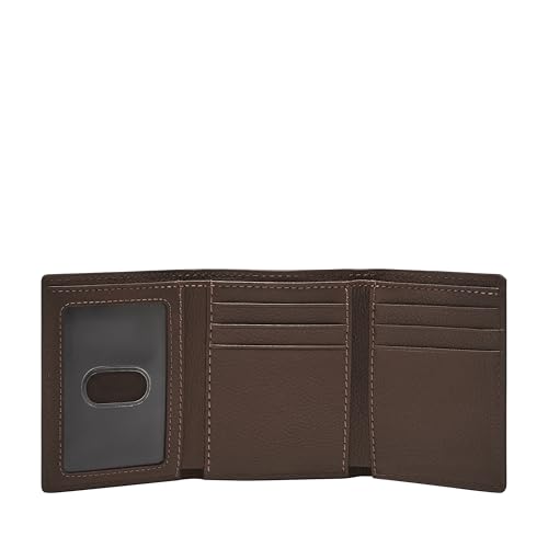 Image of Fossil Carson Leather Trifold Wallet for Men