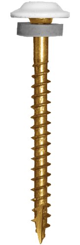 GRK 772691400901 MSS-Zip-Tip White Number-9 by 1-1/2-Inch Bulk Box Screw, 3000-Piece