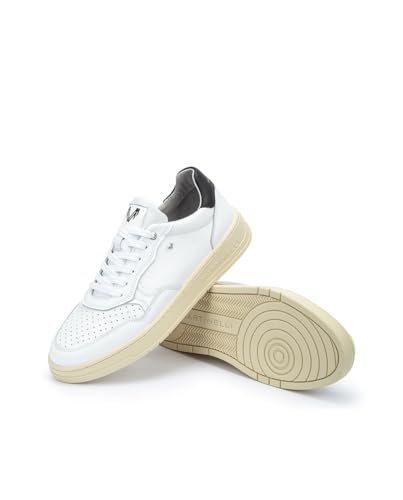 Martinelli Para Hombre. 1660-2825S1 Zapatillas De Piel Newhaven 1660 Blanco (40), Plano, Cordones, Casual - 5
