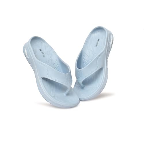 Image of HEALTH FIT SUPER SOFT Women's Flip-Flops Women's & Girl's Slippers | Comfortable & Lightweight | Soft Foot Massager | OUT Door & IN Door Flip-Flops Slipper INDIGO