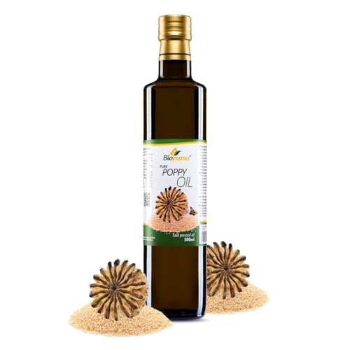 Biopurus Premium Cold Pressed White Poppy Seed Oil 500ml