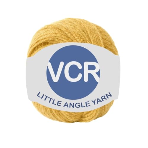Image of VCR 4 Ply Light Brown Little Angle Yarn, 25 Grams, 92 Meters Length, 100% Acrylic Soft Baby Knitting Yarn for Crochet, Newborn Sweaters, Soft Baby Socks, Mittens and Leggings, Pack of 1