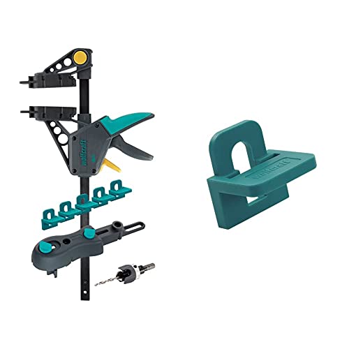 Wolfcraft 6988000 Kit de Pose de Terrasse en Bois - 10 pièces & 6986000 Espaceur pour Terrasse bois Lot de 10