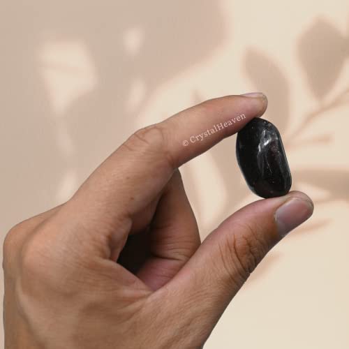 Image of Garnet Cetified Crystal Healing Tumbled Stone, Natural Polished Crystals for DIY Crafts, Manifestation, Meditation, Pooja Feng Shui and Reiki Healing (30 Grams)