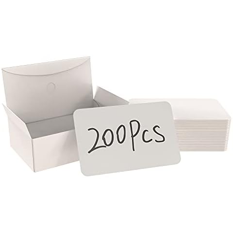 200Pcs High Quality Kraft Paper Cards Cover