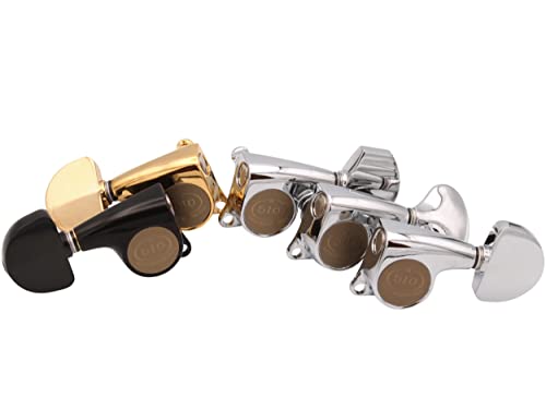 Gotoh SGL510 Lot de 3 mécaniques latérales A20 Chromé - Les Beatles, Paul McCartney, John Lennon, RIngo Starr, George Harrison Gotoh SGL510 Lot de 3 mécaniques latérales A20 Chromé – Image 3