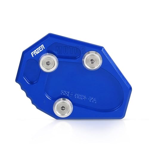 Seitenständer Platte Motorrad Seitenständer Vergrößern Seitenständer Ständer Fußpolster Für Yam&aha FZ6 FZ-6 FZ1 Fazer S2 ABS 2004 2005 2006 2007 2008 2009