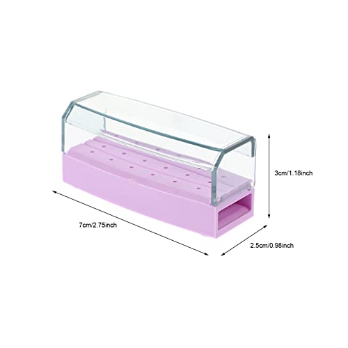 Organizador portátil para brocas de taladro de uñas miniatura 5