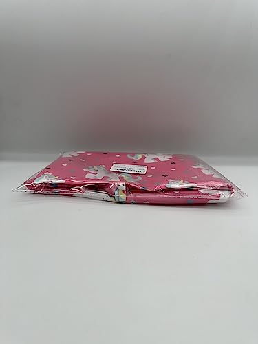 TOPWAYS Cartoon Canvas Kids Aprons, Adjustable Neck Children's Apron for Cooking Baking Painting Wear (pink unicorn apron) - Image 6