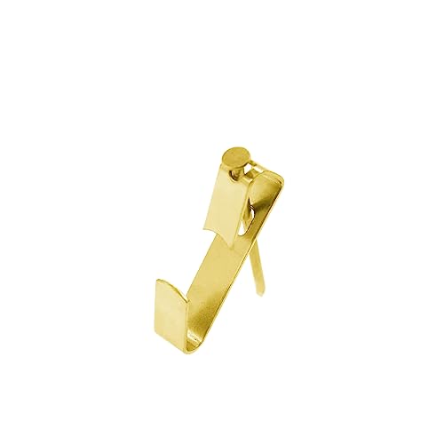 Image of 50 Pieces Picture Hanging Kit with Screws,SAFYY 100LB Picture Hooks for Hanging Pictures,Picture Hanging Hooks Heavy Duty,Wall Painting Hanging Hooks Picture Frame Hooks for Wall Mounting(Gold)
