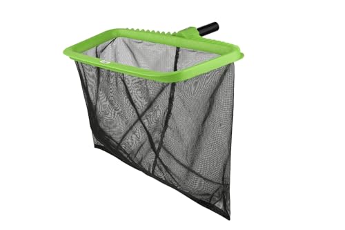 Image of POOLX Heavy Duty Plastic Leaf rake with Long wear Screen mesh Deep net for Pool Cleaning