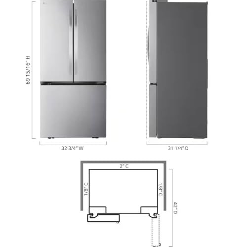 LG French door refrigerator