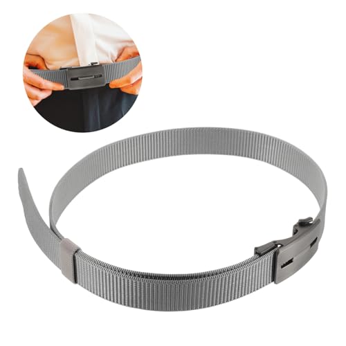 Men's Reversible Nylon Ratchet Belt Automatic Buckle Stretch Belt for Men3