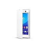 Couleur :blanc Sony SCR48WHITE Etui folio pour Sony Xperia M5 Blanc