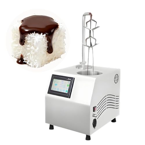 SIEEOUR Máquina Templadora Chocolate 5.5L con Mesa Vibratoria, Máquina Derretir Chocolate, Acero Inoxidable Grado Alimenticio, Derretidora Y Dispensadora Comercial para Fuente, Inmersión