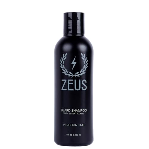 ZEUS Beard Shampoo - Cleansing & Moisturizing with Green Tea & Na...