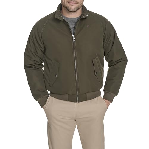 Tommy Hilfiger Men's Highland Cloth Modern Bomber