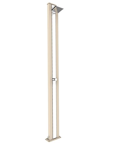 Arkema Ducha Solar Externa Con Mezclador Spring S Arena Y Inoxidable