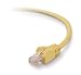 Produktbild Belkin CAT5e Netzwerkkabel gelb, 50cmUTP/ snagless/Stecker: RJ45/ Länge: 0,5 m/Schirmung: Nein/Normung: Cat5e